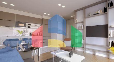 Квартира 3+1 (105 м2) с террасой и собственным садом в Искеле