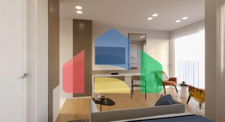 Квартира 3+1 (105 м2) с террасой и собственным садом в Искеле