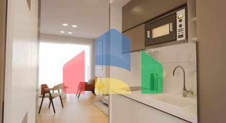 Квартира 3+1 (105 м2) с террасой и собственным садом в Искеле