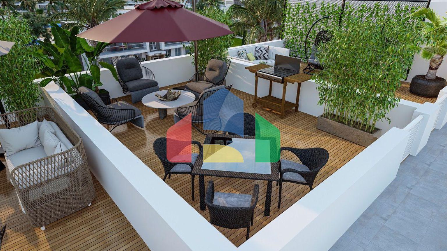 Квартира 1+1 Loft 61 м2 в красивом комплексе рядом с песчаным пляжем 