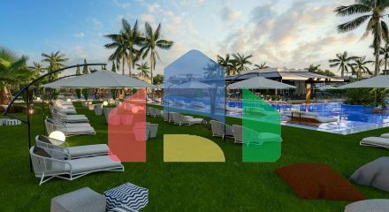 Трехкомнатная квартира 80 м2 с балконом 38 м2 в новом комплексе в Боазе Трехкомнатная квартира 80 м2 с балконом 38 м2 в новом комплексе в Боазе