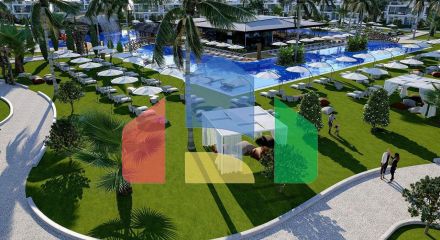 Трехкомнатная квартира 80 м2 с балконом 38 м2 в новом комплексе в Боазе Трехкомнатная квартира 80 м2 с балконом 38 м2 в новом комплексе в Боазе