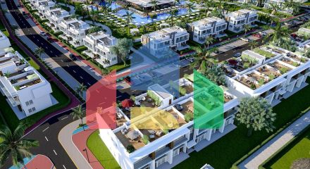 Трехкомнатная квартира 80 м2 с балконом 38 м2 в новом комплексе в Боазе Трехкомнатная квартира 80 м2 с балконом 38 м2 в новом комплексе в Боазе