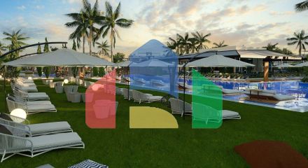 Трехкомнатная квартира 80 м2 с балконом 38 м2 в новом комплексе в Боазе Трехкомнатная квартира 80 м2 с балконом 38 м2 в новом комплексе в Боазе