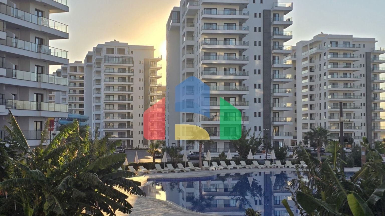 Двухкомнатная квартира 71 м2 в красивом комплексе в Боазе