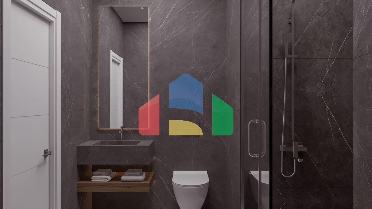 Студия 46 м2 с террасой 10 м2 в новом роскошном комплексе в Искеле