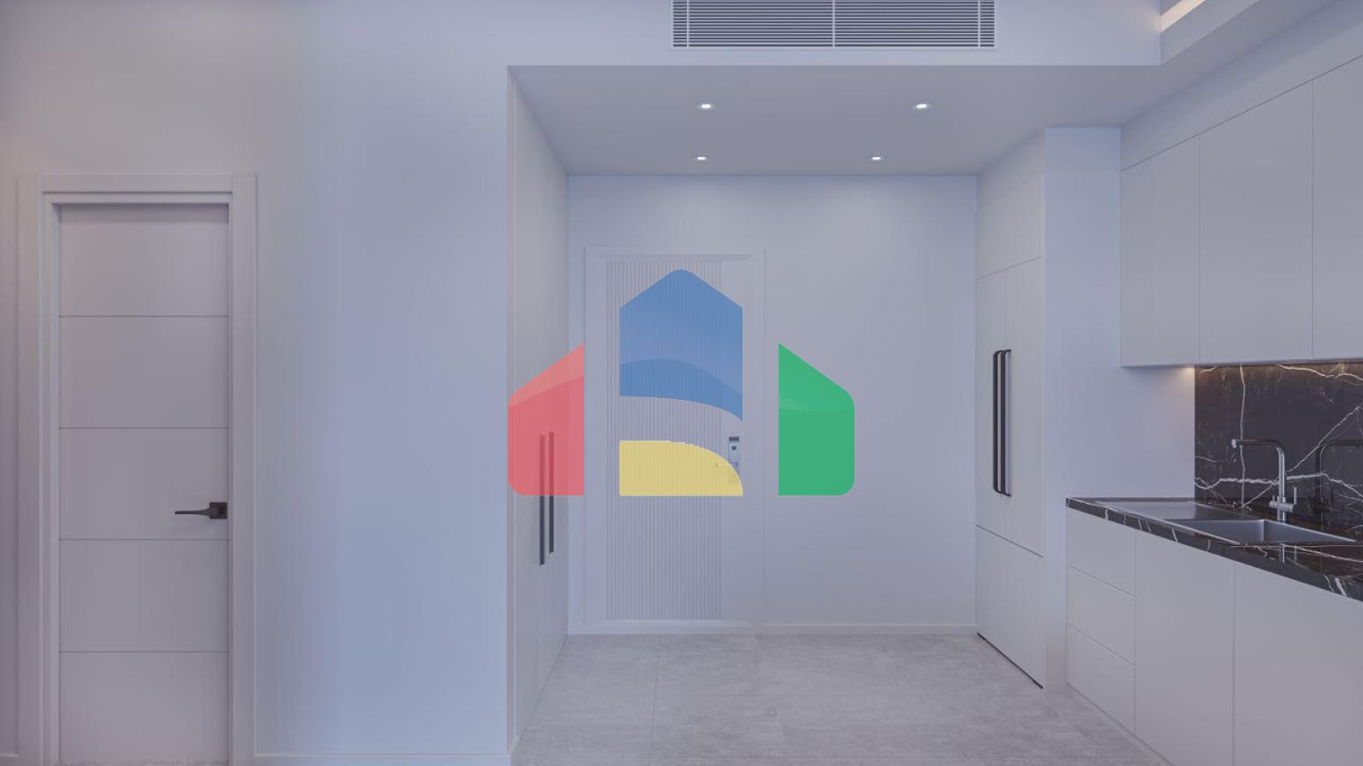 2-комнатные апартаменты 63 м2 с террасой 12 м2 в большом и красивом комплексе в Искеле