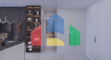 2-комнатные апартаменты 63 м2 с террасой 12 м2 в большом и красивом комплексе в Искеле