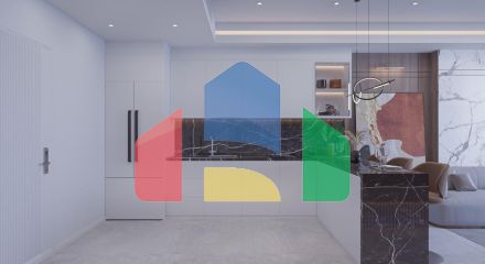 2-комнатные апартаменты 63 м2 с террасой 12 м2 в большом и красивом комплексе в Искеле