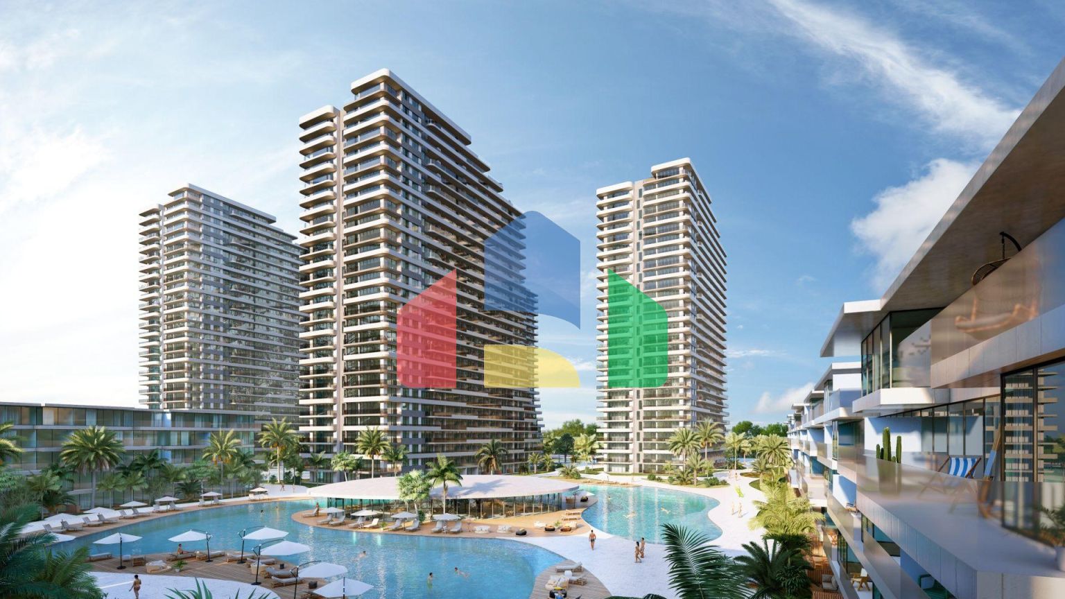 Квартира 3+1 (130 м2) в роскошном комплексе в Искеле