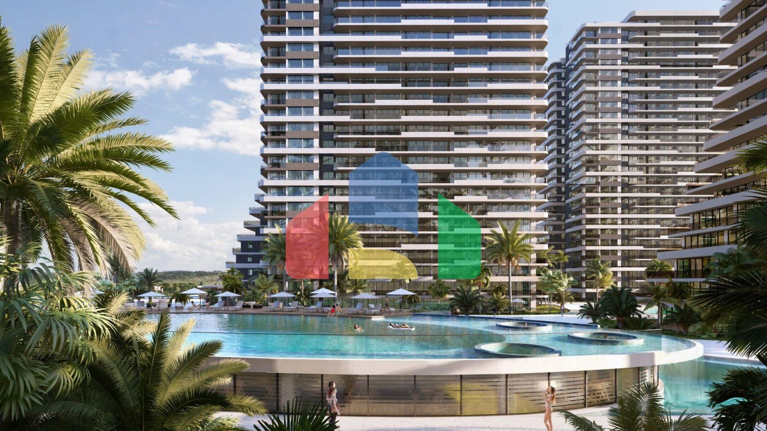 Квартира 3+1 (130 м2) в роскошном комплексе в Искеле