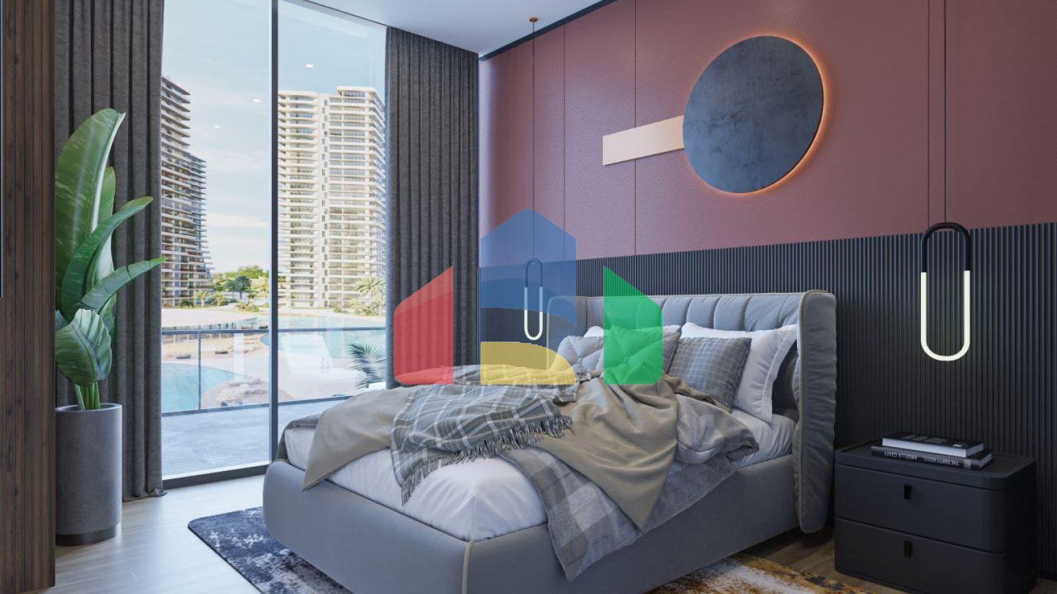 Квартира 3+1 (130 м2) в роскошном комплексе в Искеле