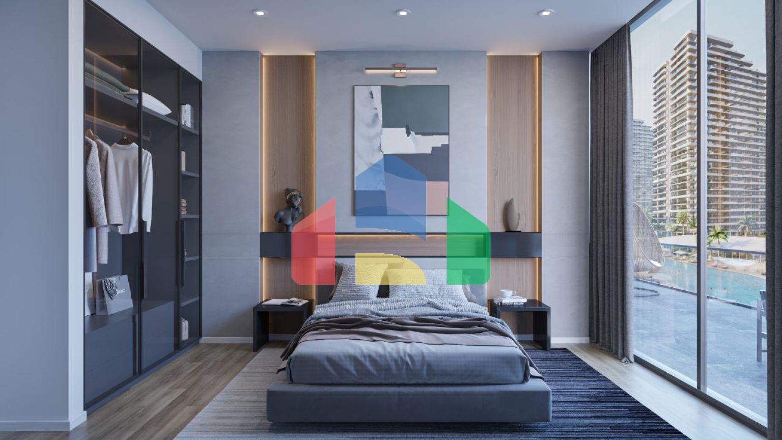 Квартира 3+1 (130 м2) в роскошном комплексе в Искеле