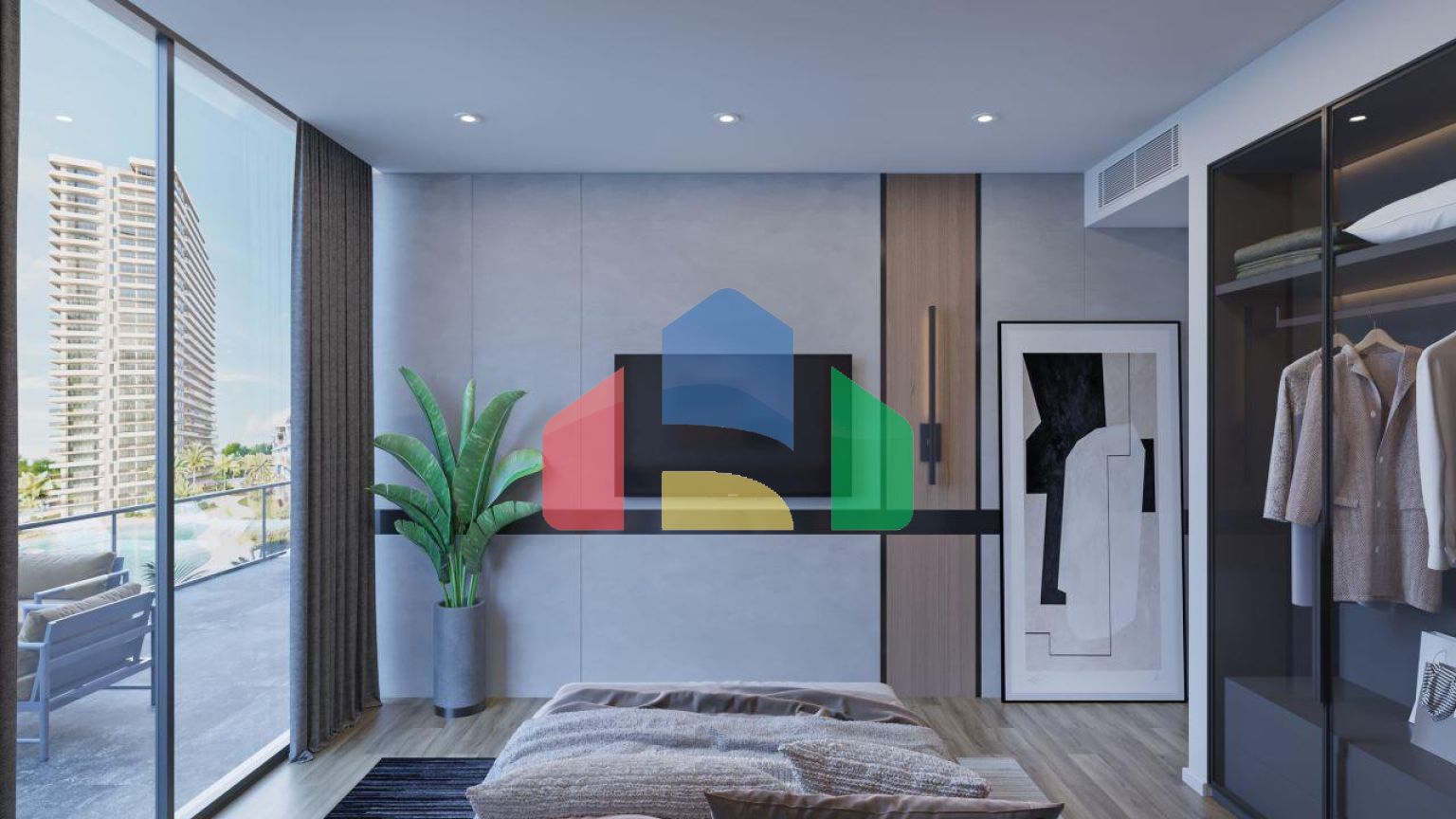 Квартира 3+1 (130 м2) в роскошном комплексе в Искеле