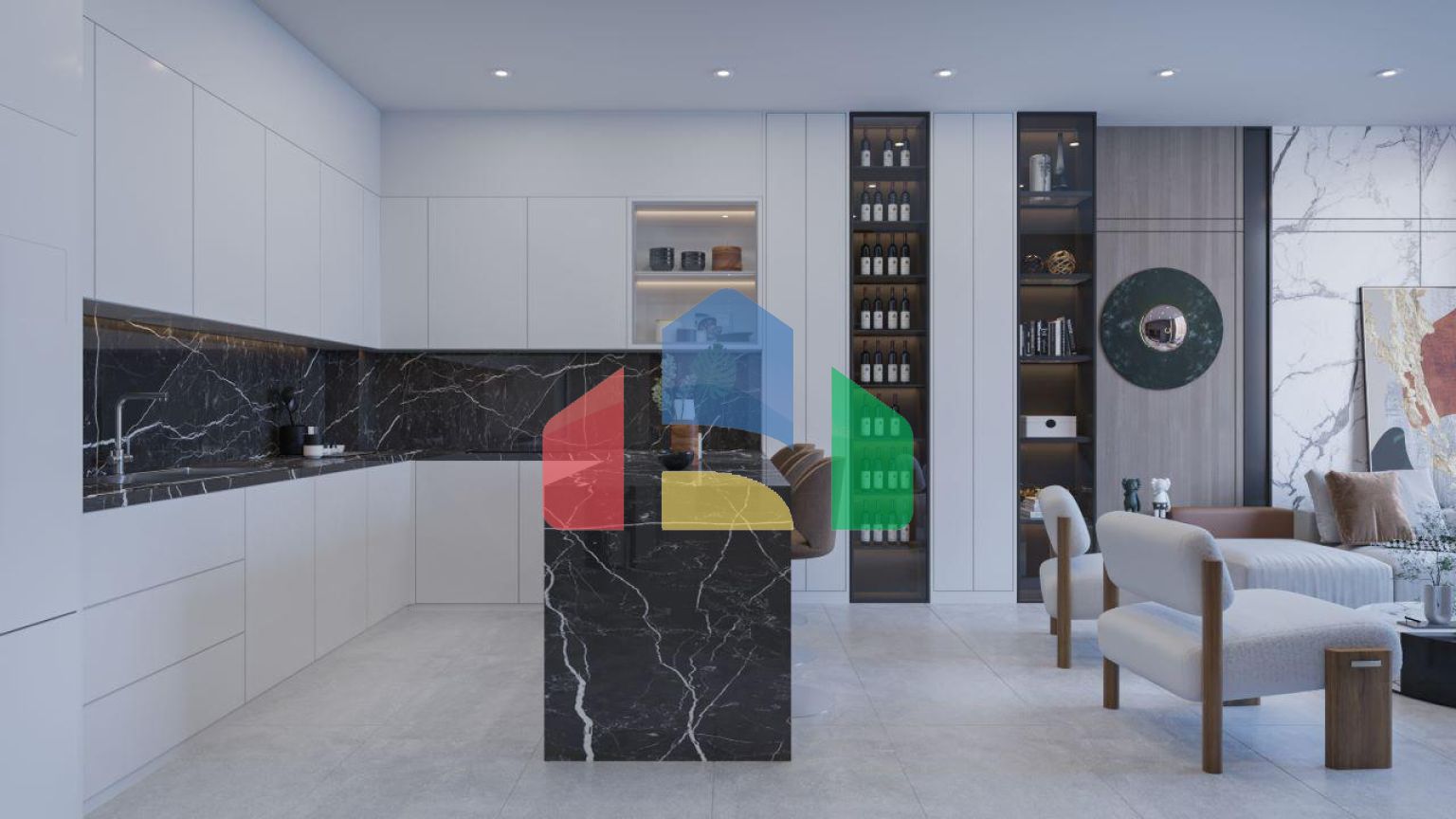 Квартира 3+1 (130 м2) в роскошном комплексе в Искеле