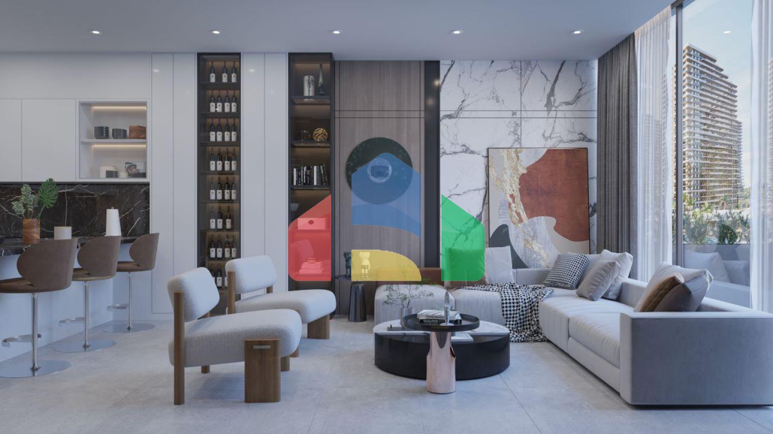 Квартира 3+1 (130 м2) в роскошном комплексе в Искеле