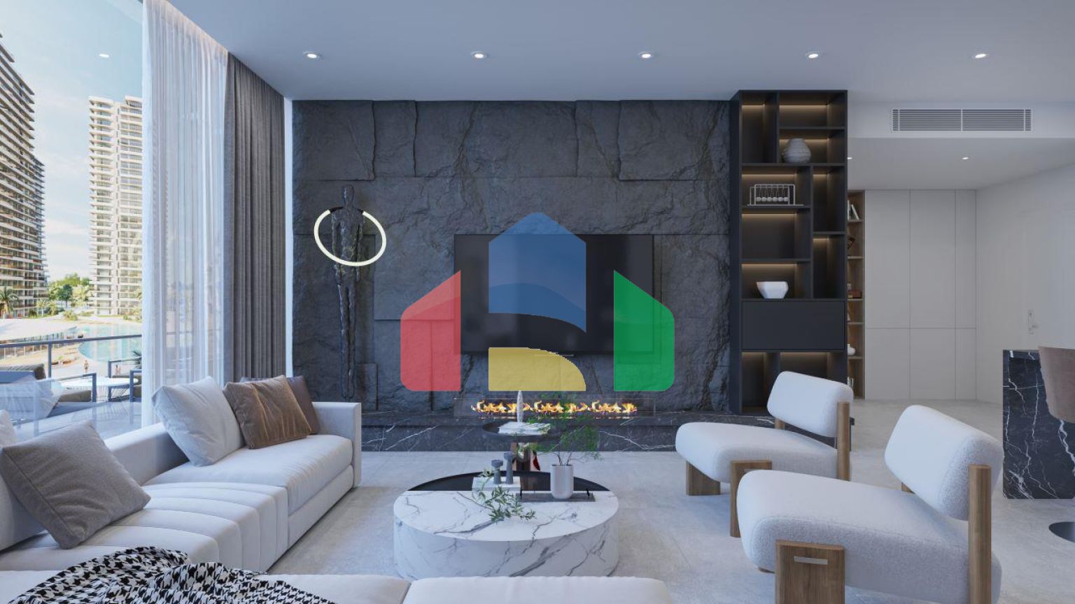 Квартира 3+1 (130 м2) в роскошном комплексе в Искеле