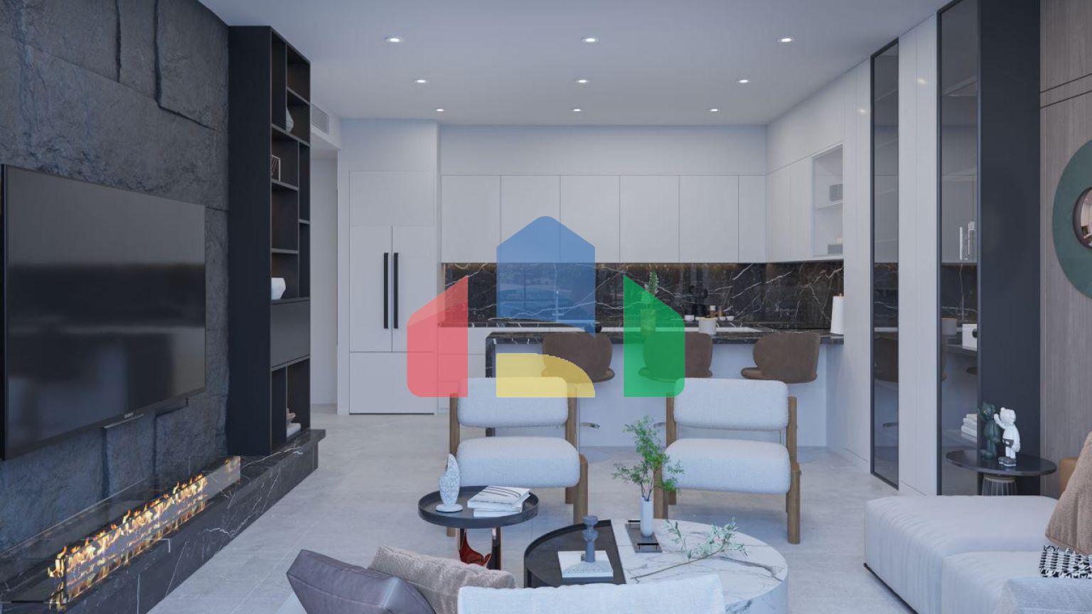 Квартира 3+1 (130 м2) в роскошном комплексе в Искеле