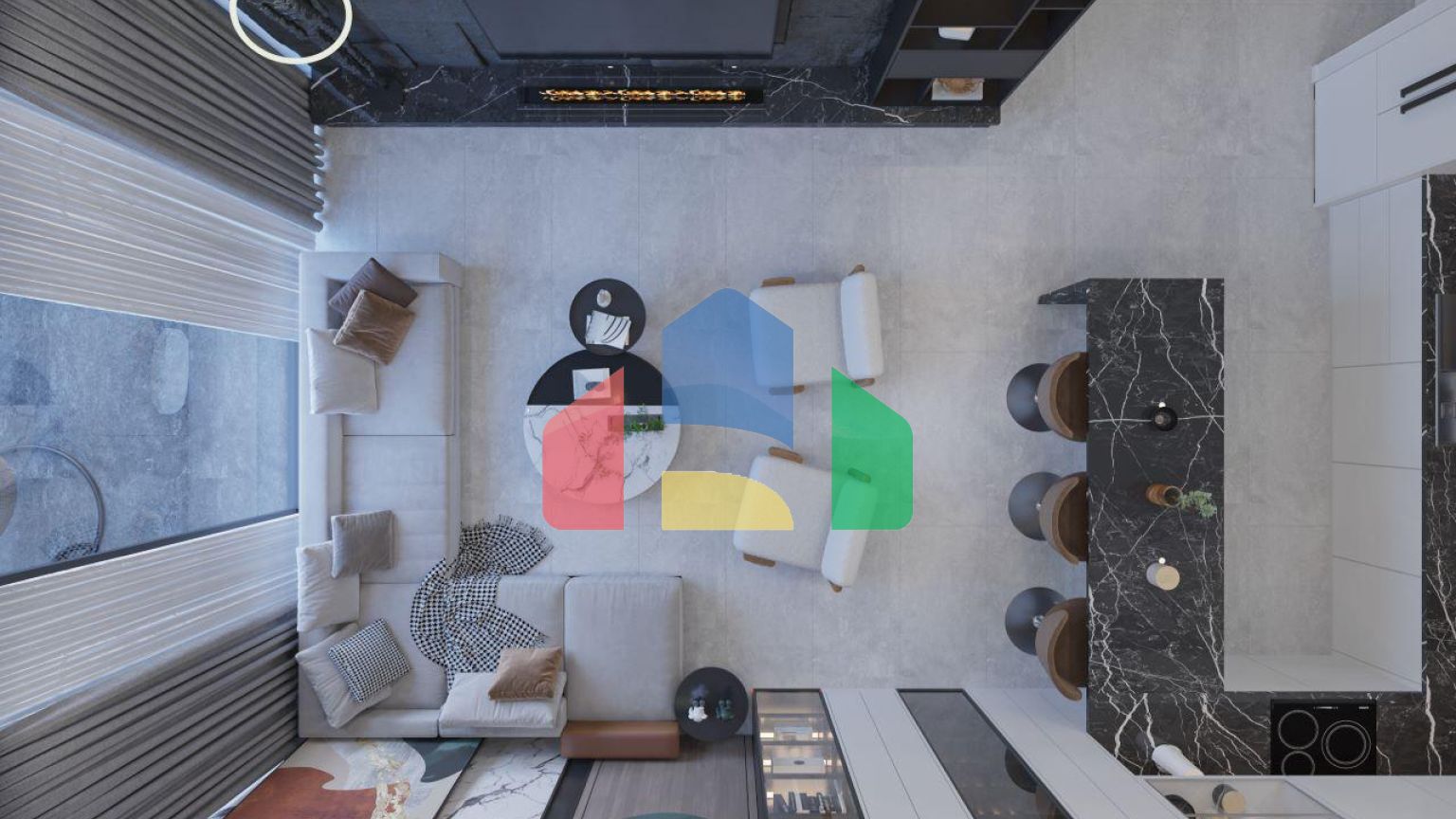 Квартира 3+1 (130 м2) в роскошном комплексе в Искеле