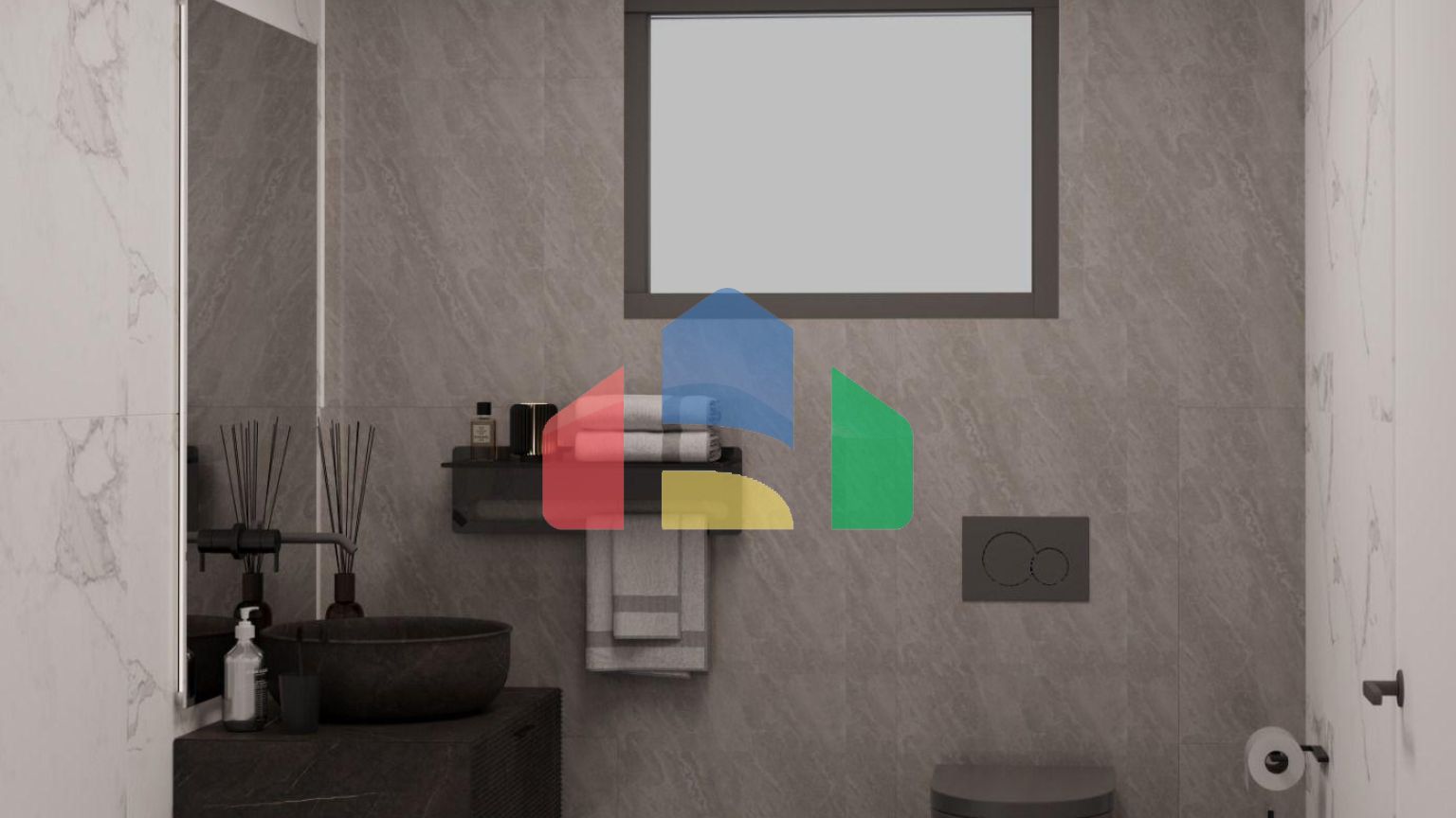 Двухкомнатная квартира 56 м2 с садом в комплексе в Ени Боазичи