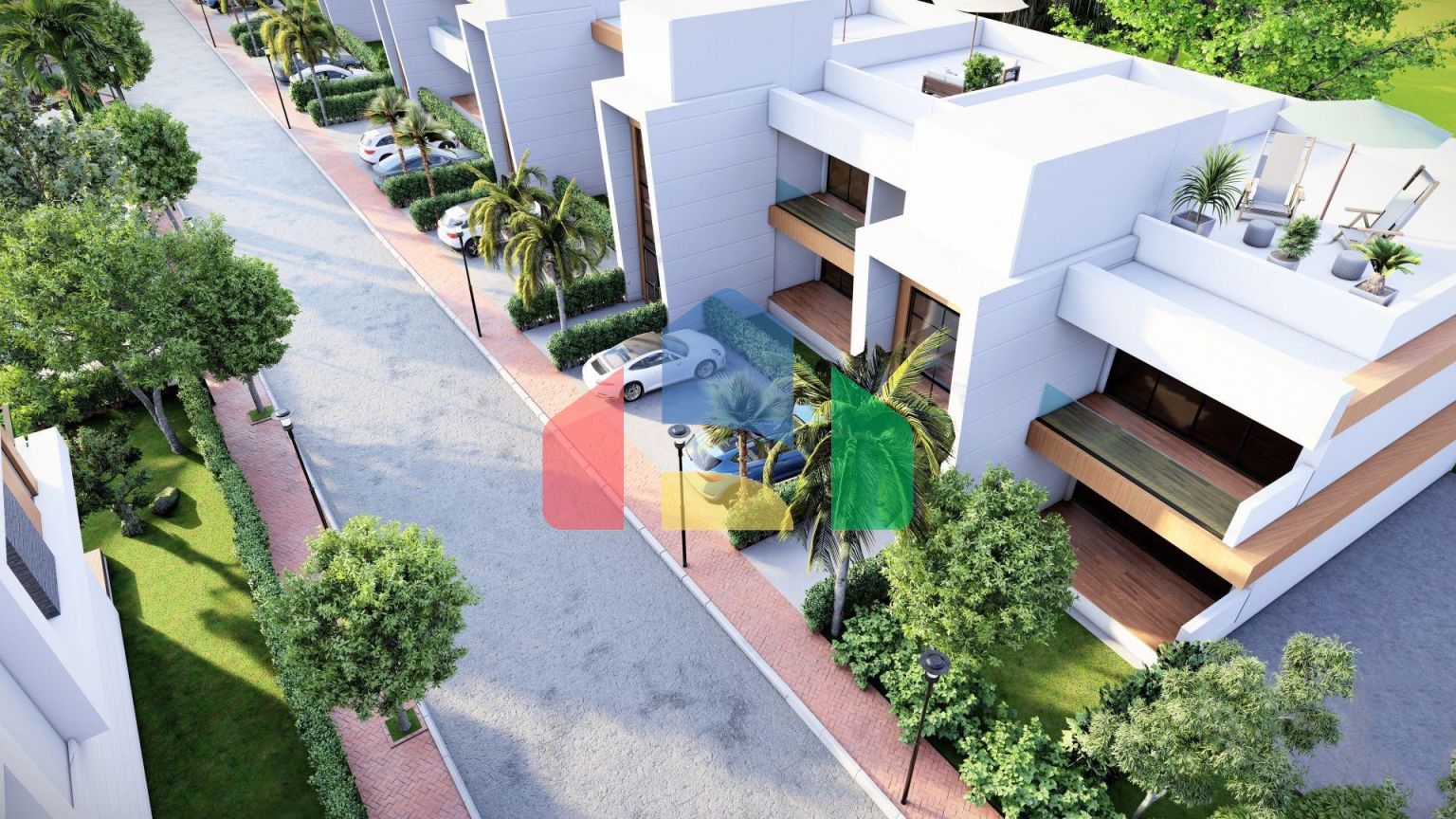 Квартира 2+1 (89 м2) с балконом и террасой на крыше 89 м2 в Енибоазичи