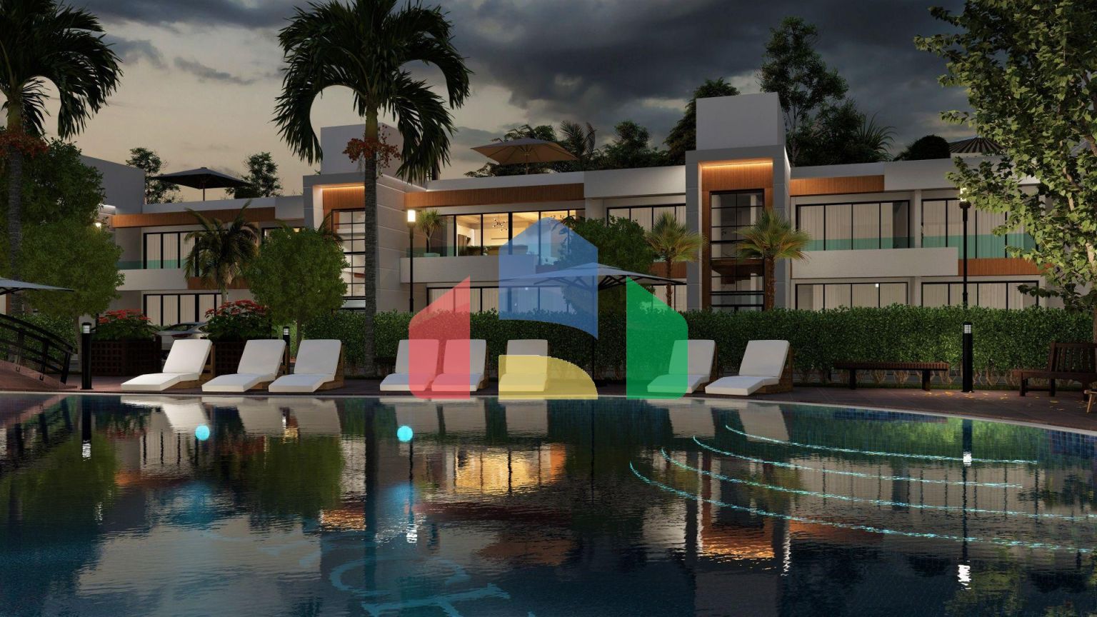 Квартира 2+1 (89 м2) с балконом и террасой на крыше 89 м2 в Енибоазичи