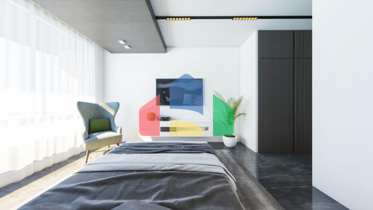 Четырехкомнатная вилла 177 м2 с просторной террасой на крыше 70м2 в красивом комплексе в Енибогазичи