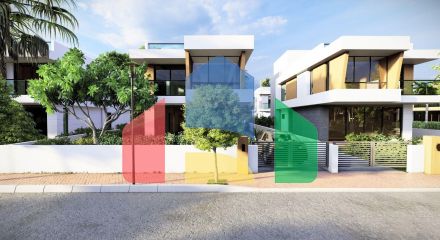 Четырехкомнатная вилла 177 м2 с просторной террасой на крыше 70м2 в красивом комплексе в Енибогазичи Четырехкомнатная вилла 177 м2 с просторной террасой на крыше 70м2 в красивом комплексе в Енибогазичи