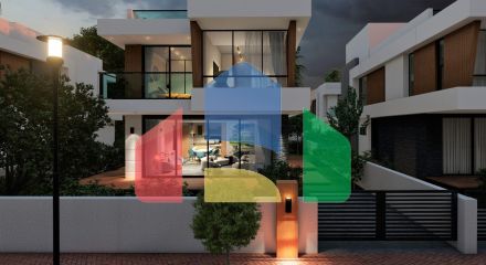 Четырехкомнатная вилла 177 м2 с просторной террасой на крыше 70м2 в красивом комплексе в Енибогазичи Четырехкомнатная вилла 177 м2 с просторной террасой на крыше 70м2 в красивом комплексе в Енибогазичи