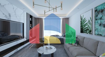 Студия 44 м2 с балконом и террасой в красивом комплексе в Енибогазичи Студия 44 м2 с балконом и террасой в красивом комплексе в Енибогазичи