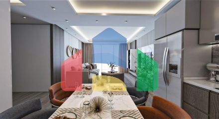 Двухкомнатная квартира 66 м2 с террасой и просторным садом в Енибоазичи Двухкомнатная квартира 66 м2 с террасой и просторным садом в Енибоазичи