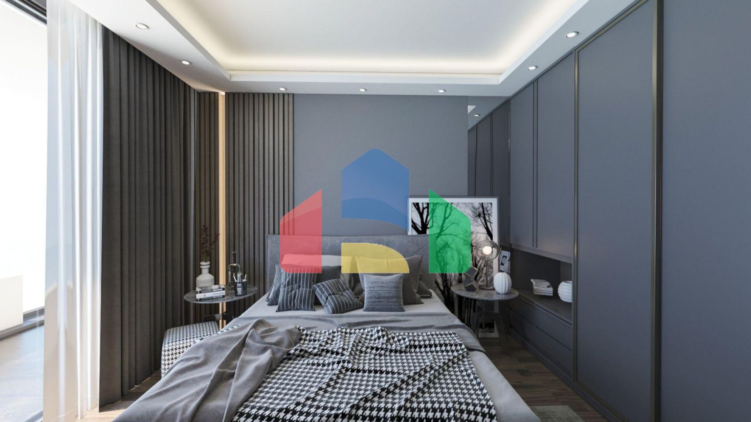 Двухкомнатная квартира 66 м2 с террасой и просторным садом в Енибоазичи