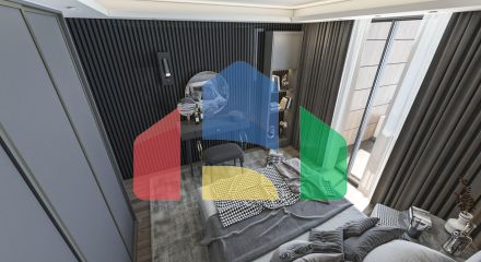 Двухкомнатная квартира 66 м2 с террасой и просторным садом в Енибоазичи Двухкомнатная квартира 66 м2 с террасой и просторным садом в Енибоазичи