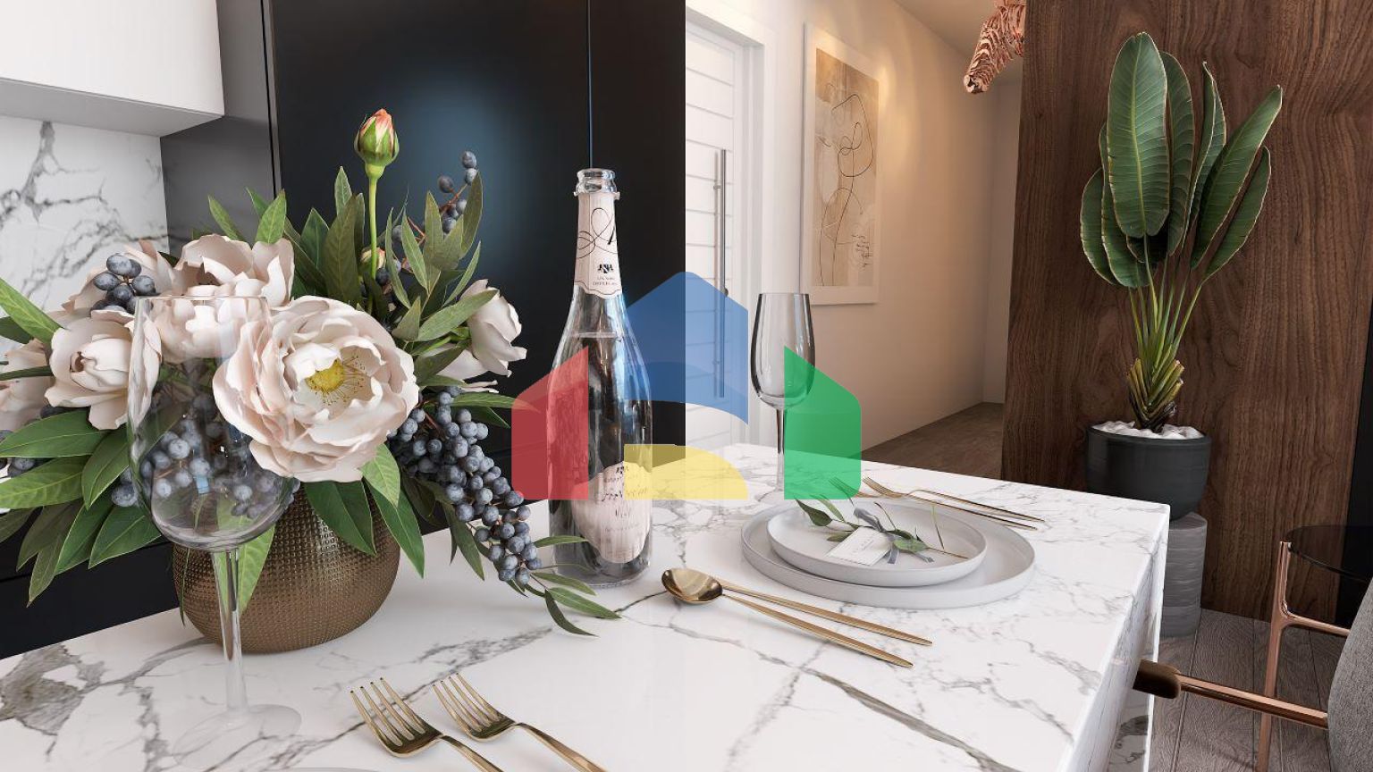 Квартира 2+1( 78 м2) в красивом комплексе в Искеле