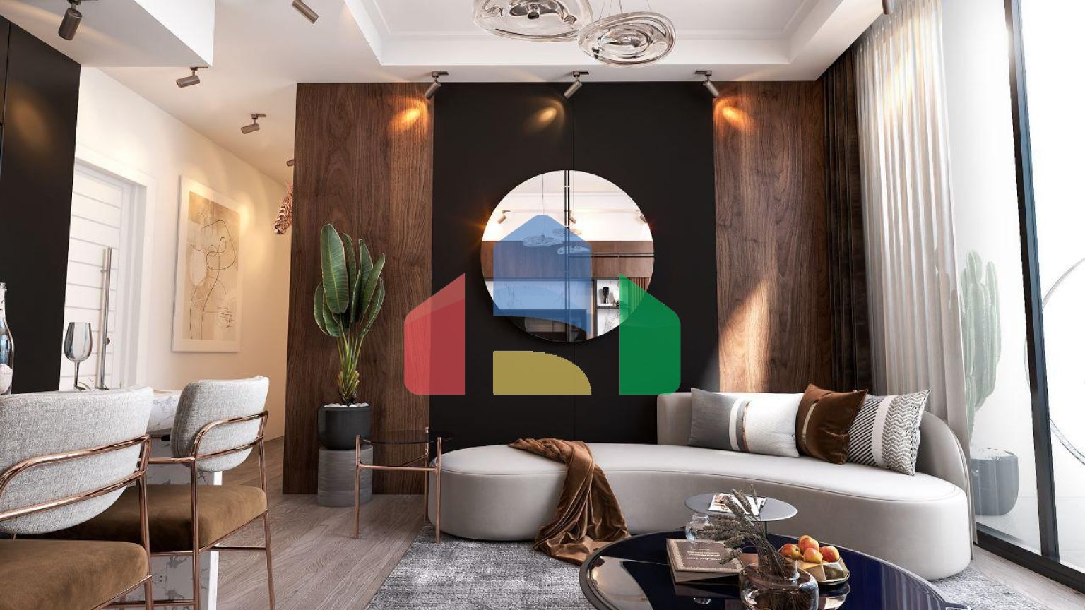 Квартира 2+1( 78 м2) в красивом комплексе в Искеле