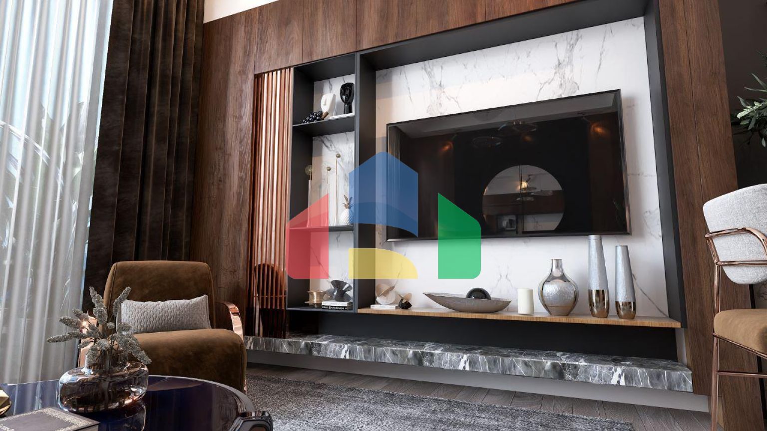 Квартира 2+1( 78 м2) в красивом комплексе в Искеле