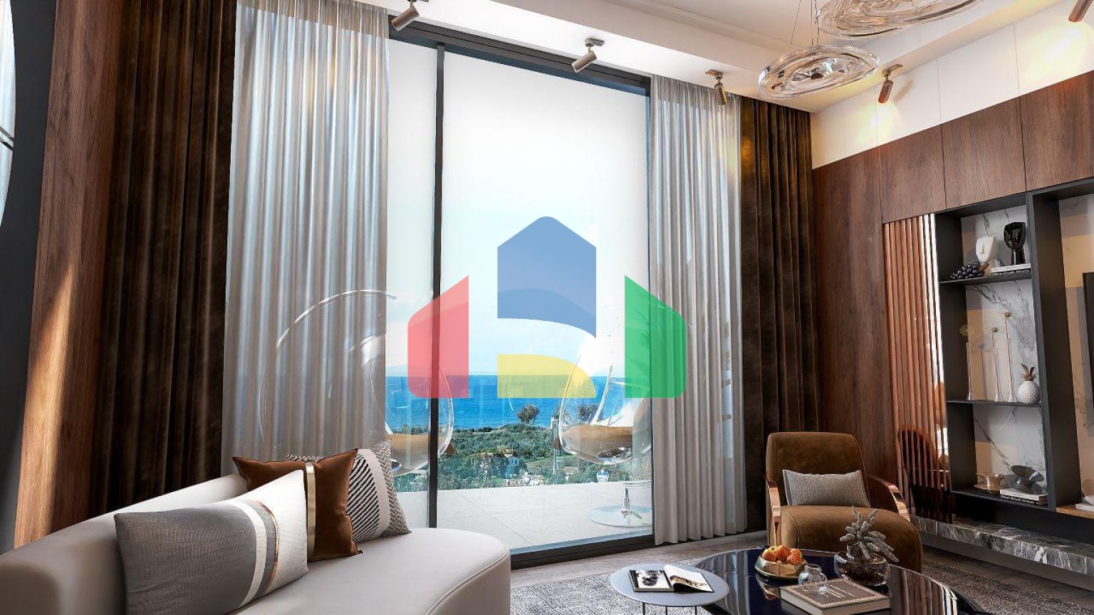 Квартира 2+1( 78 м2) в красивом комплексе в Искеле