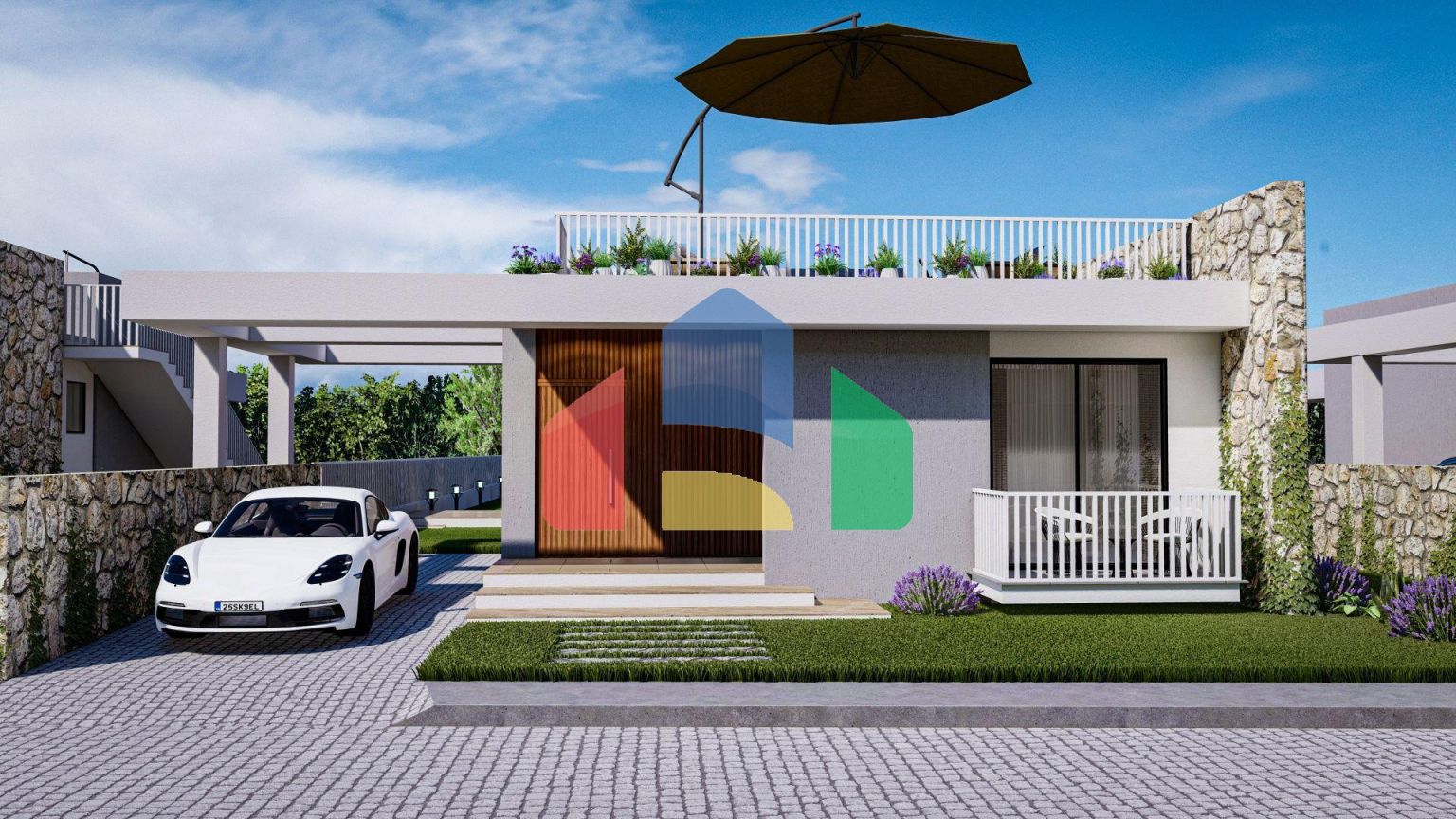 Уютная вилла 83 м2 рядом с заповедником Карпаса