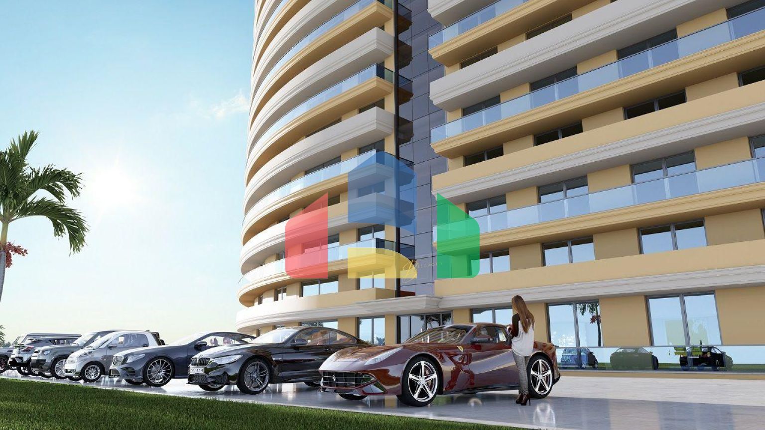 Студия 45 м2 в роскошном комплексе в Искеле 