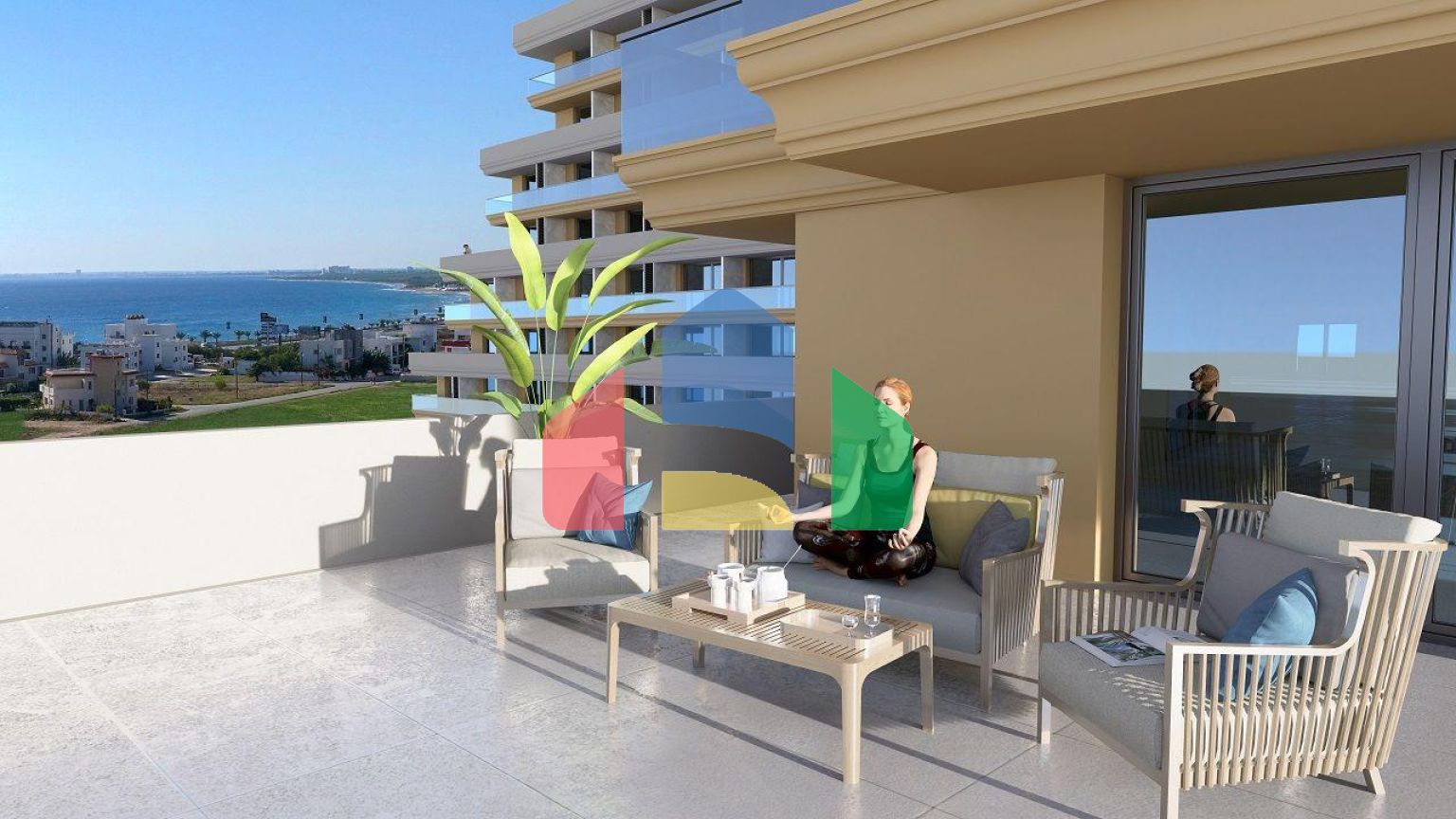 Студия 45 м2 в роскошном комплексе в Искеле 