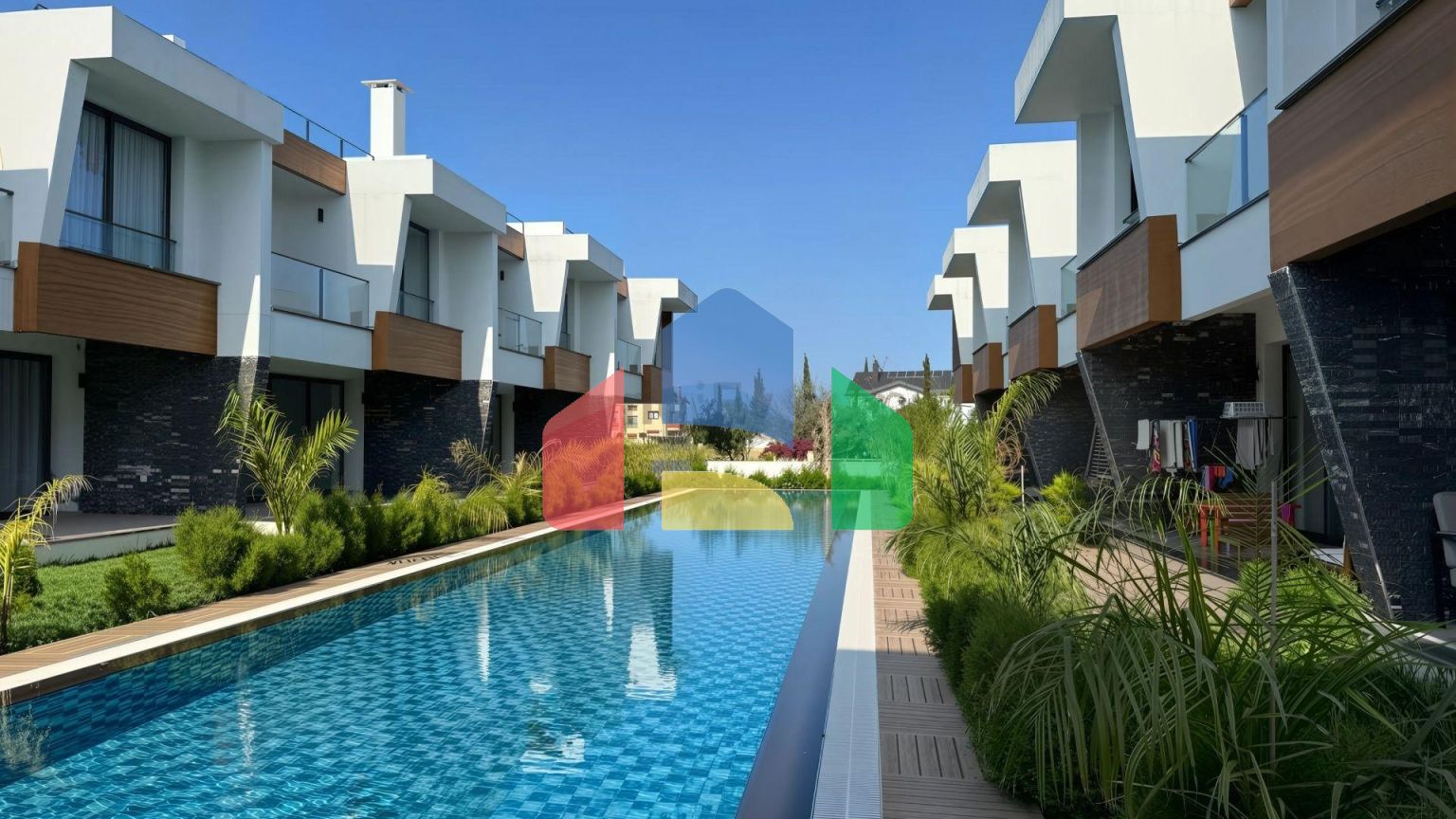 Таунхаус 3+1 (183 м2) в роскошном комплексе в 1 км от моря