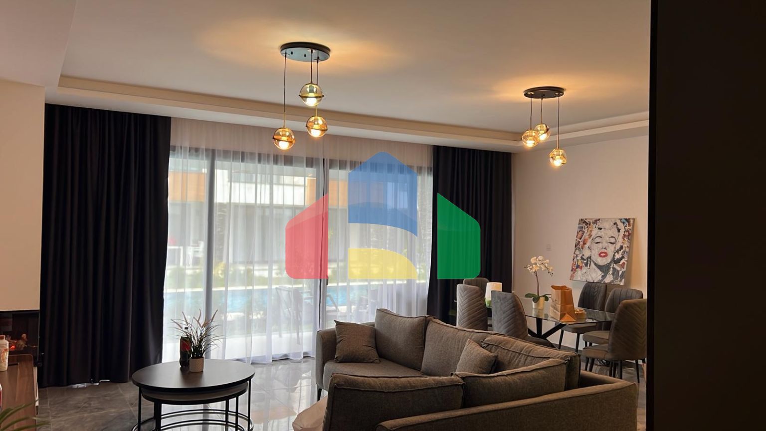 Таунхаус 3+1 (183 м2) в роскошном комплексе в 1 км от моря