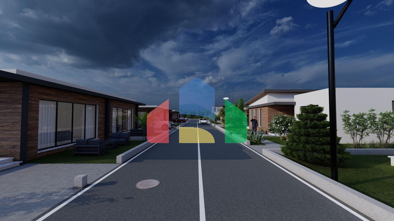 Красивый таунхаус 3+1 (120 м2) с террасой в новом комплексе 