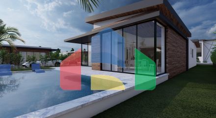 Бунгало 3+1 (146 м2) с большими террасами в новом комплексе Бунгало 3+1 (146 м2) с большими террасами в новом комплексе