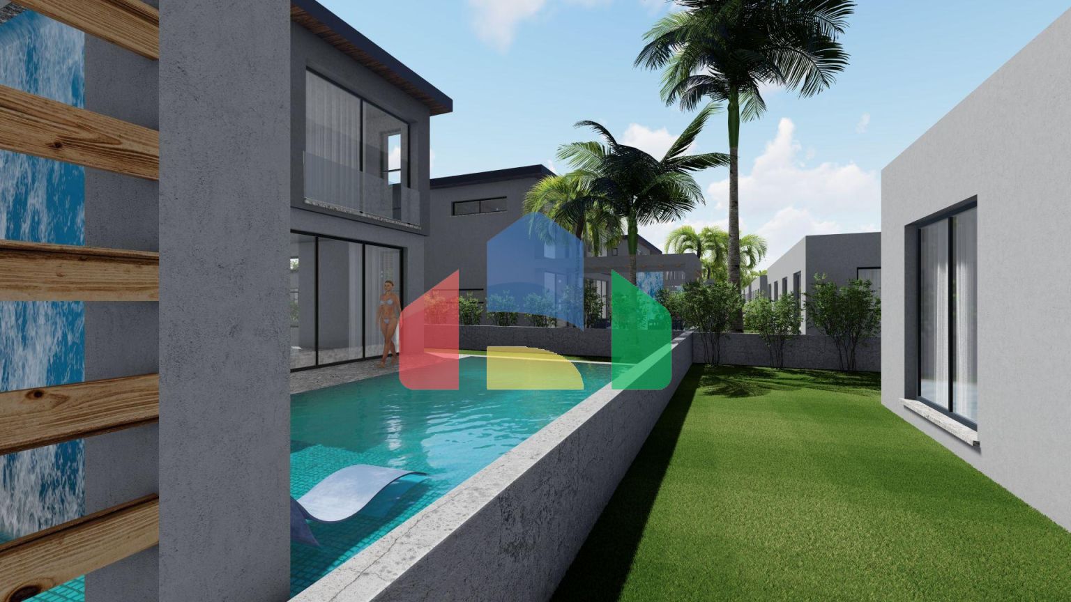 Бунгало 3+1 (146 м2) с большими террасами в новом комплексе