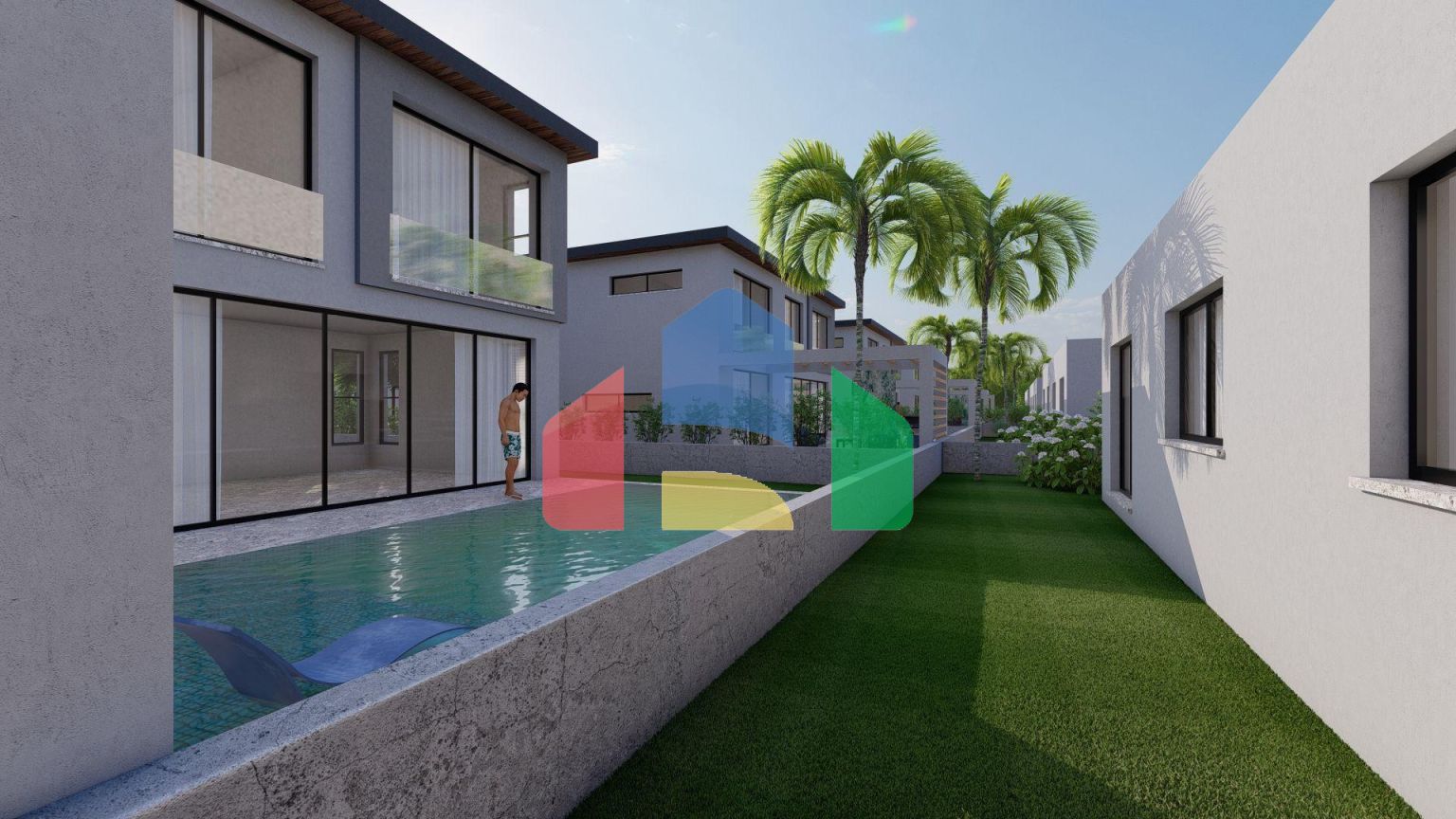 Бунгало 3+1 (146 м2) с большими террасами в новом комплексе