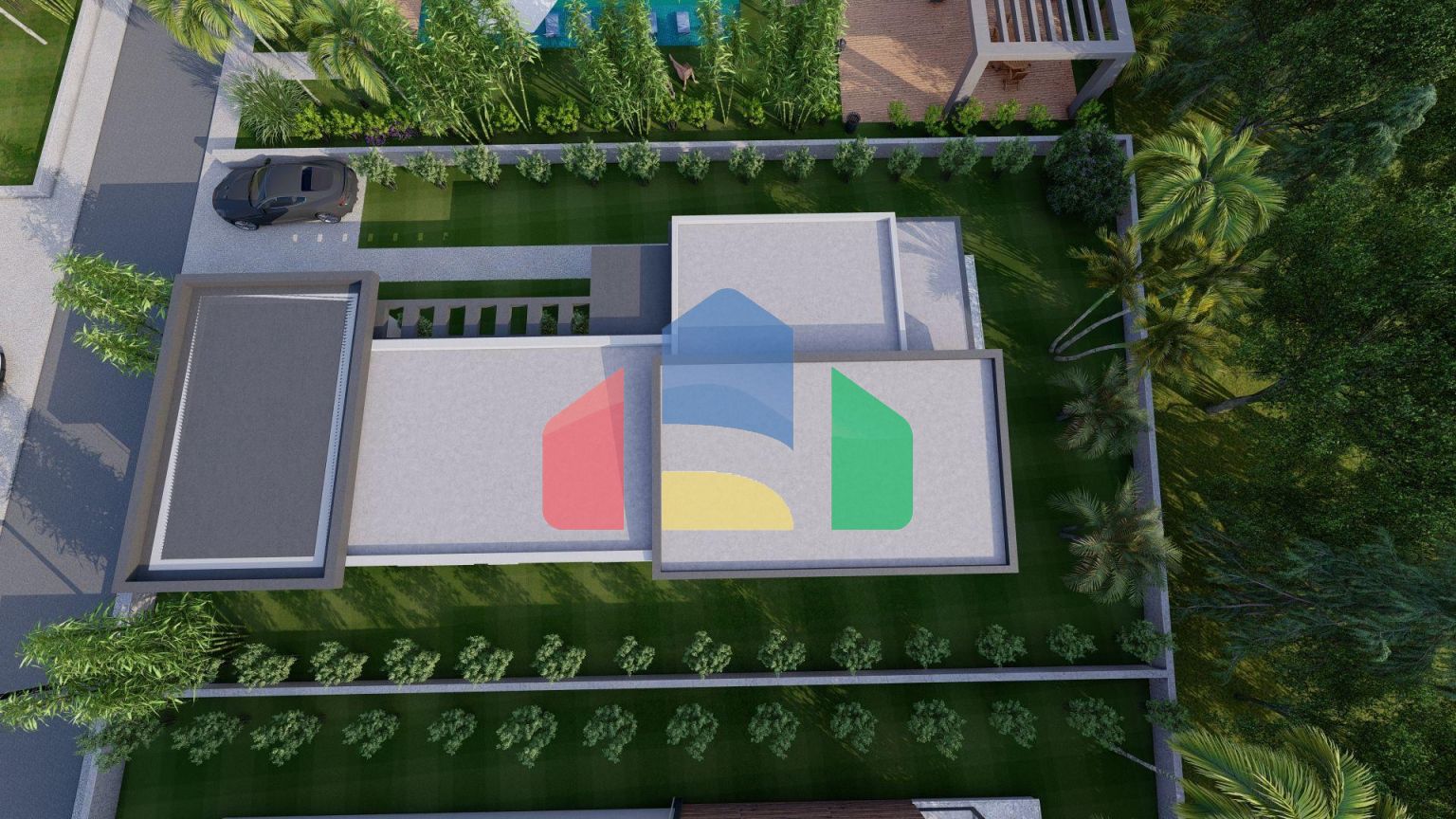 Бунгало 3+1 (146 м2) с большими террасами в новом комплексе