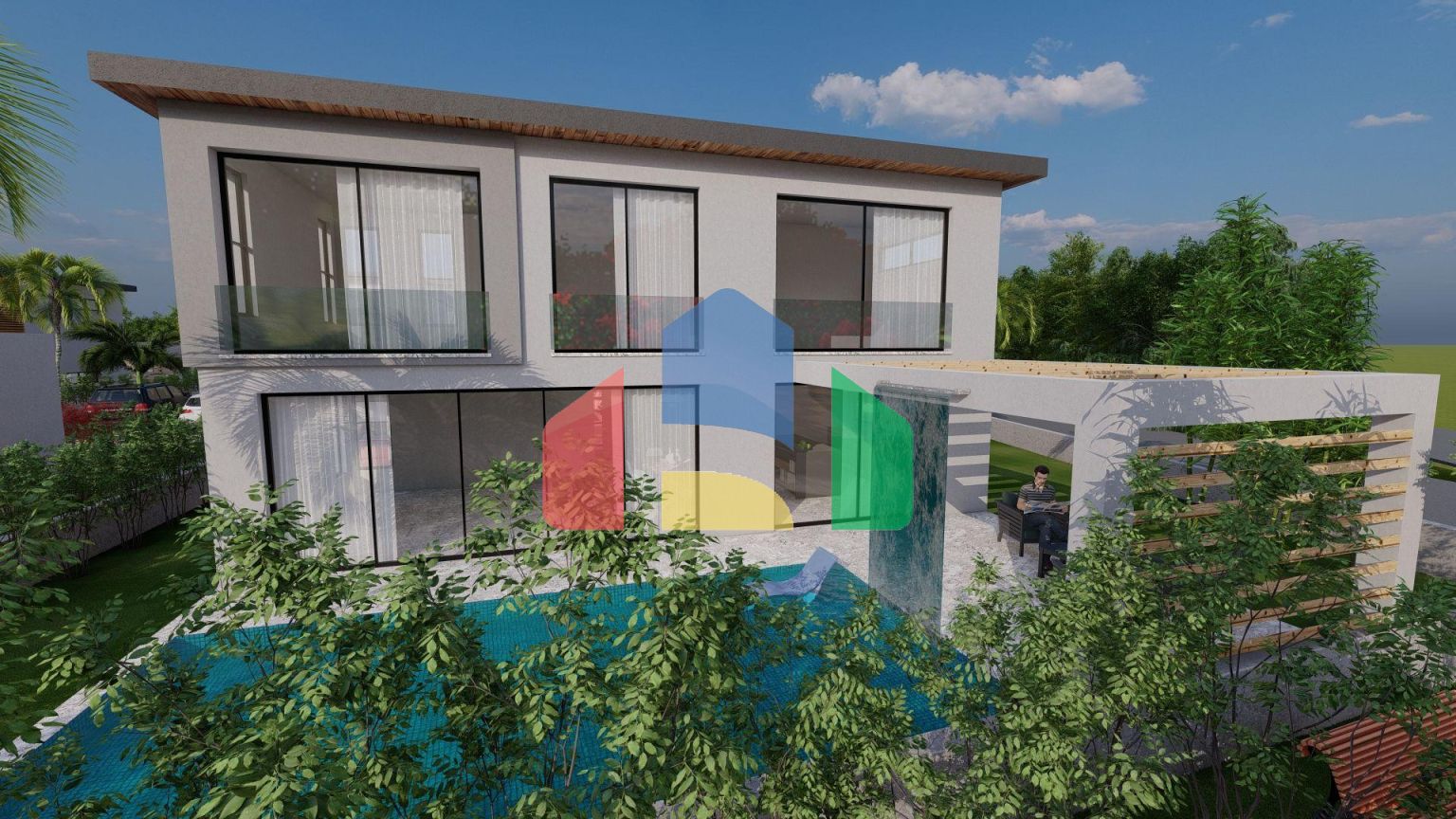 Бунгало 3+1 (146 м2) с большими террасами в новом комплексе