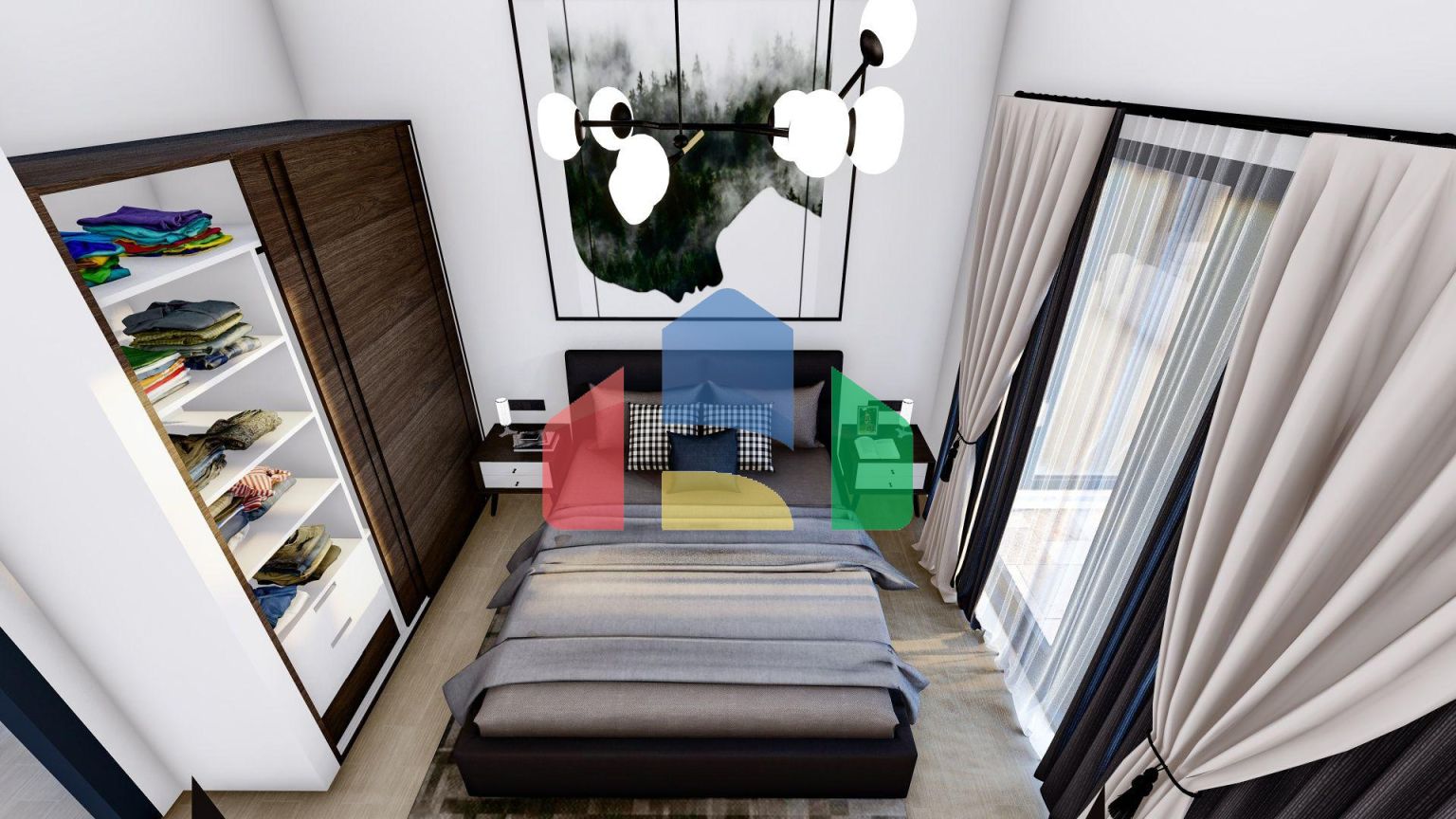 Бунгало 3+1 (152 м2) в уютном комплексе в Тузле