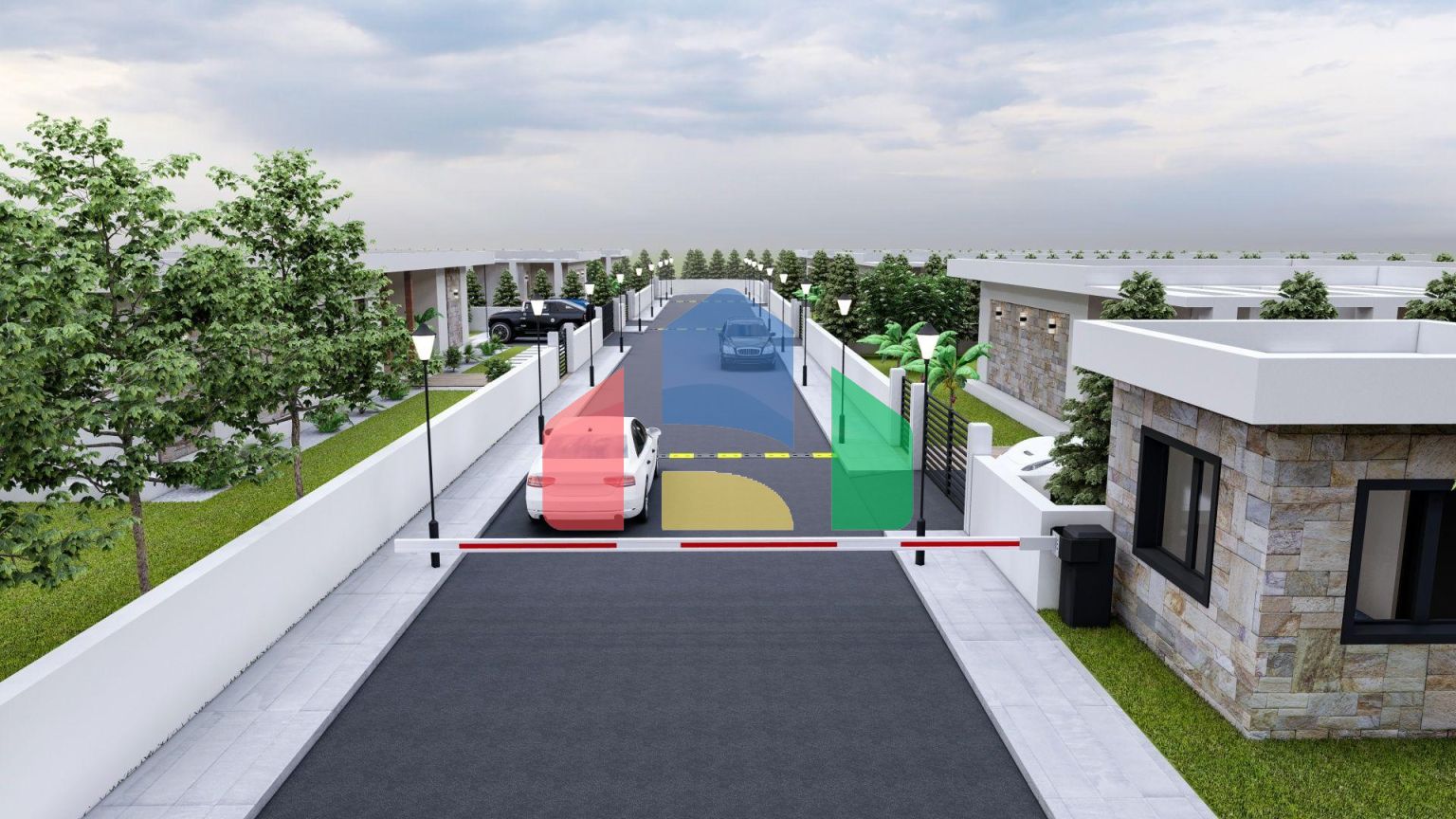 Бунгало 3+1 (152 м2) в уютном комплексе в Тузле